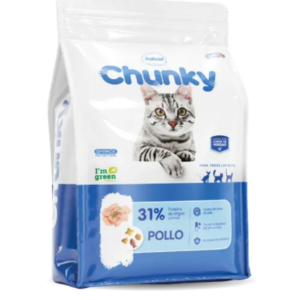 Chunky Gatos Pollo 8 Kg