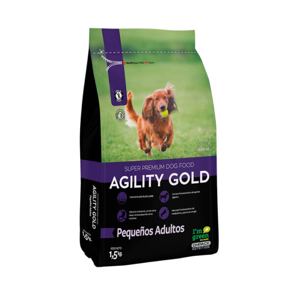 Agility Gold Pequeños Adultos 1,5 Kg