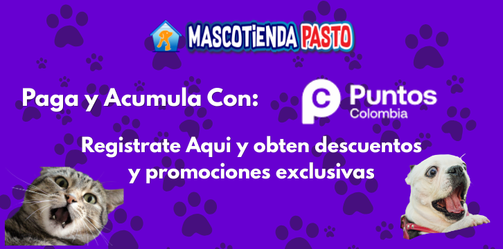 Paga en mascotienda pasto con puntos colombia