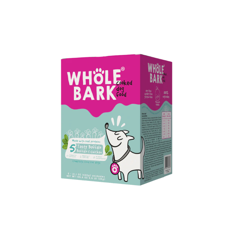Whole Bark de bufalo en pasto con servicio a domicilio