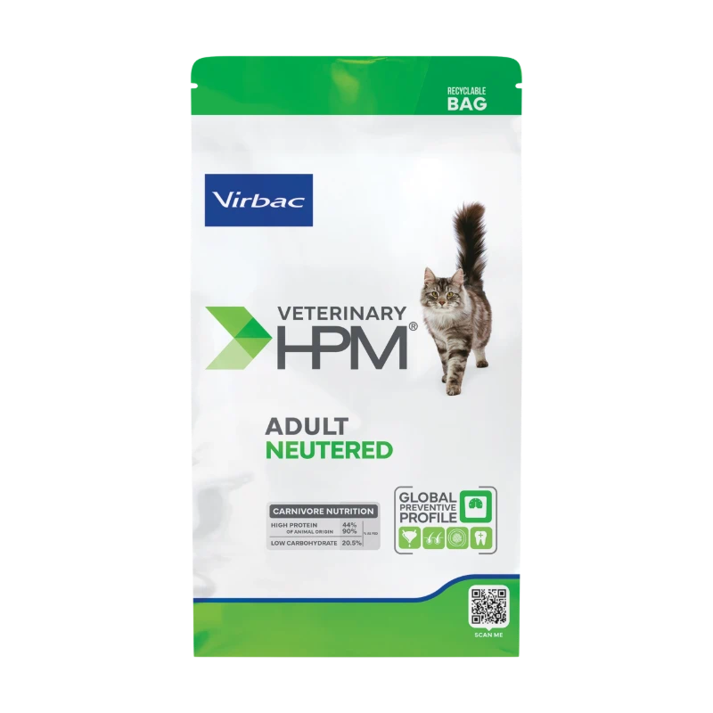 Virbac hpm neutered cat adulto para gatos en pasto con servicio a domicilio gratis
