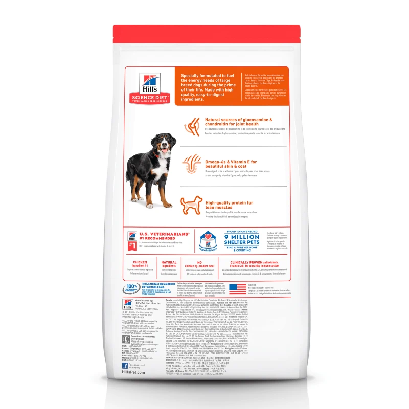 Hills Adulto Razas Grandes Pollo 33 Lbs en Pasto