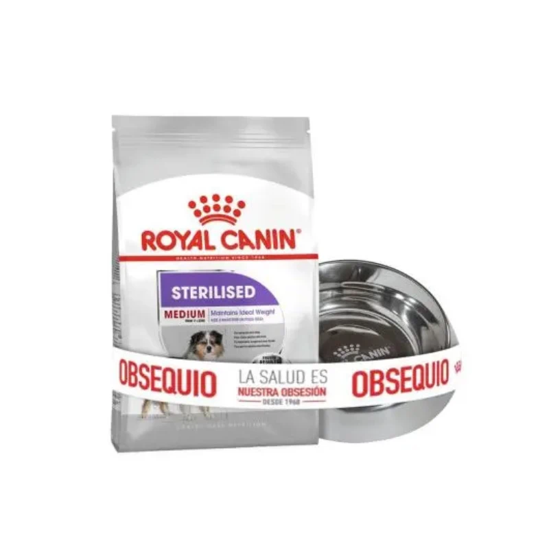Royal canin sterilised para perro mediano con obsequio en pasto con servicio a domicilio