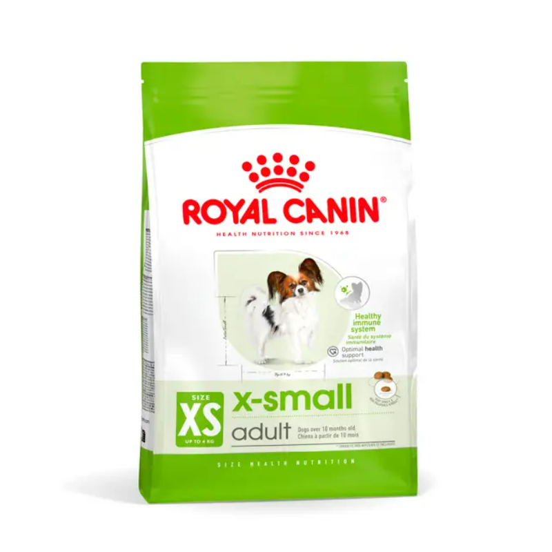 Royal Canin XS para raza miniatura en pasto con domicilio gratis